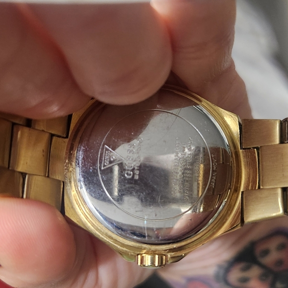 Gold and Silver Guess Watch